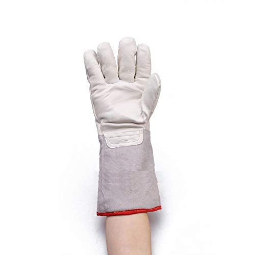 HUOQILIN Guantes Resistentes A Bajas Temperaturas, Nitrógeno Líquido, Amoníaco, Piel De Vaca, Gasolinera, Anticongelante, Cámara Frigorífica, Protección contra El Frío. (Size : 46cm)