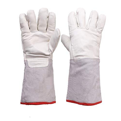 HUOQILIN Guantes Resistentes A Bajas Temperaturas, Nitrógeno Líquido, Amoníaco, Piel De Vaca, Gasolinera, Anticongelante, Cámara Frigorífica, Protección contra El Frío. (Size : 46cm)