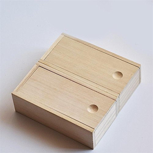 HUZHUANGZHUANG HZZymj-Paulownia Caja Rectangular Cuadro de extracción Caja de té Caja de té Caja de Regalo de colección de Porcelana de Madera