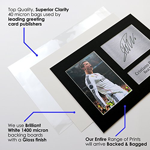 HWC Trading A4 Ally McCoist & Richard Gough Rangers Gifts - Imagen de autógrafo firmada para fans y seguidores, tamaño A4