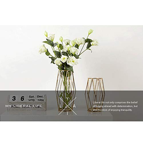 HXF- Decoración del Flor de la Flor Artificial Falsa Artificial Flor de Gardenia Living Mesa Baja Mesa Flor Oficina Ramo Floral Moda