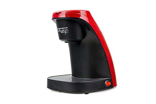 ID Italian IDECUCOF02 CAFETERA COFFEE DUO PRO, 450w-IDECUCOF02, 450 W, 0.24 litros, acero inoxidable, Negro, Rojo