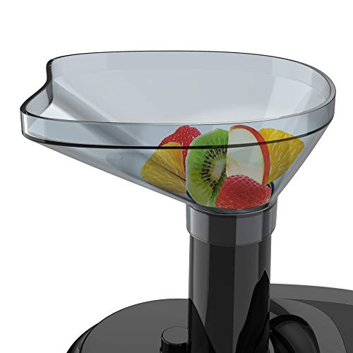 Imetec Succovivo SJ4 1200 Licuadora para frutas y verduras de prensado en frío, baja velocidad 50 RPM, tecnología Easy Juice, filtro zumos, accesorio sorbete, bocadilla grande, limpieza 2 minutos