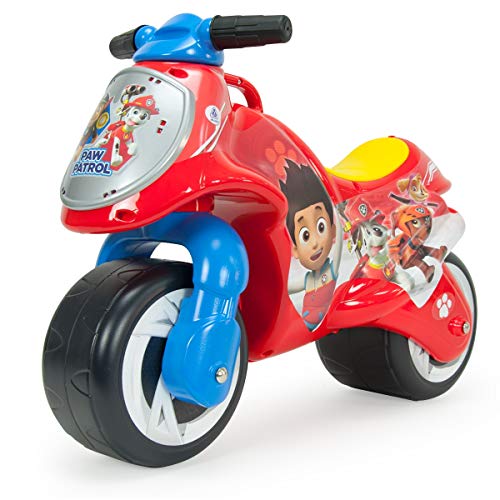 INJUSA 1903 Disney Paw Patrol - Correpasillos Patrulla Canina Licenciado Recomendado a Partir de los +18M con Asa de Transporte, color Rojo y Azul