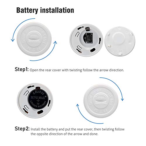 Inkbird IBS-TH1 Mini Bluetooth Registradores de Datos de Temperatura y Humedad, Termometro Digital con Sonda Interna para Mini Invernadero, Reptiles Incubadoras, Habitación de Bebé