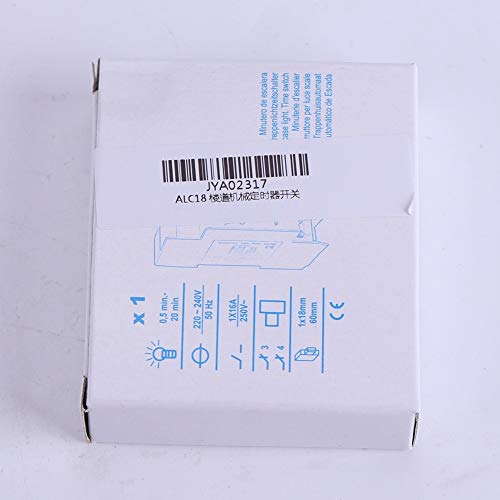Interruptor temporizador, AC 220-240V Interruptor electrónico mecánico Interruptor temporizador de luz de escalera for electrodomésticos