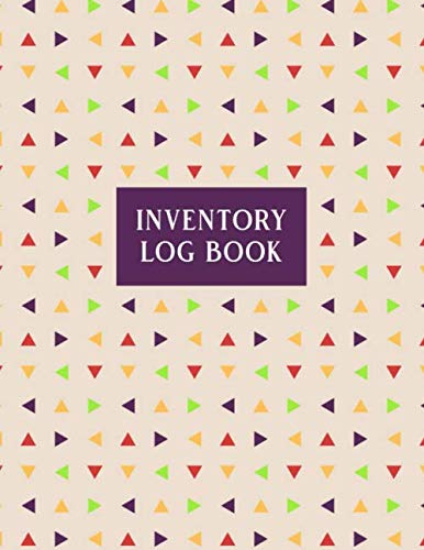 Inventory Log Book: Inventory Management Book - Large Inventory Ledger Book For Tracking and Recording Business Stock and Supplies - Confetti Cover Design