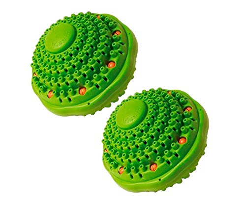 Irisana 72.IR20X2 - Ecobola doble para lavadora, color verde agua, pack de 2