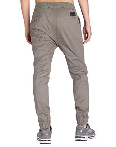 ITALY MORN Jogging Pantalones Harem Hombre Tapered Sport Workwear S Medio Gris