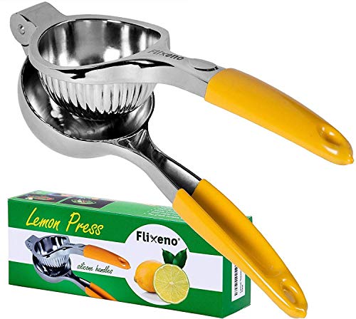 сitrus licuadora y exprimidor de limones premium/acero inoxidable 18/10, Lime Exprimidor Manual con asas de silicona