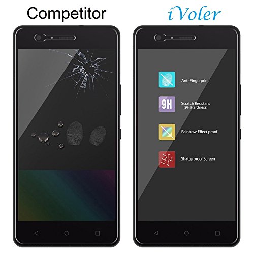 ivoler [3 Unidades] Protector de Pantalla para BQ Aquaris M5, Cristal Vidrio Templado Premium