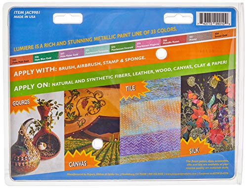 Jacquard Lumiere Exciter - Juego de Pinturas, 9 Unidades, 14,2 ml