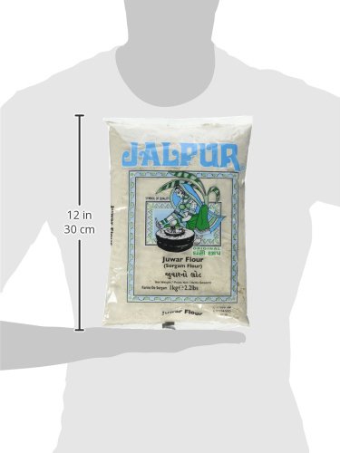 Jalpur - Harina gruesa de sorgo - Juwar - molida a la piedra - 1 kg