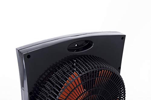 Jata VS3012 Ventilador de Suelo, 45 W, 200 Decibelios, Plástico, Negro