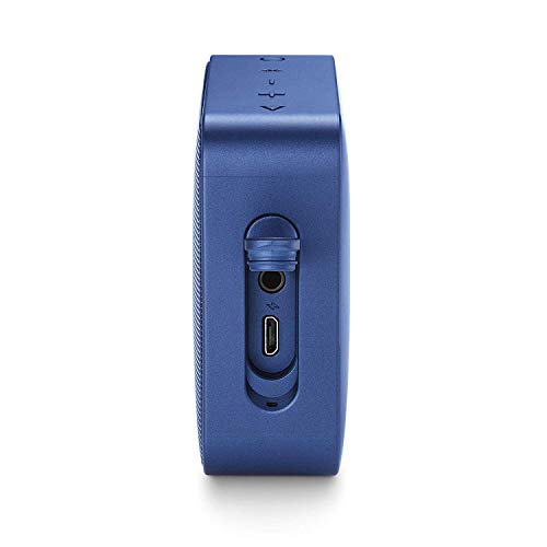 JBL GO 2 - Altavoz inalámbrico portátil con Bluetooth, resistente al agua (IPX7), hasta 5 h de reproducción con sonido de alta fidelidad, azul