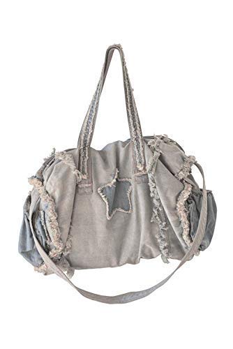 Jeanne D´Arc Living Fantástico Bolso Comprador Weekendbag Denim Joyous Mind