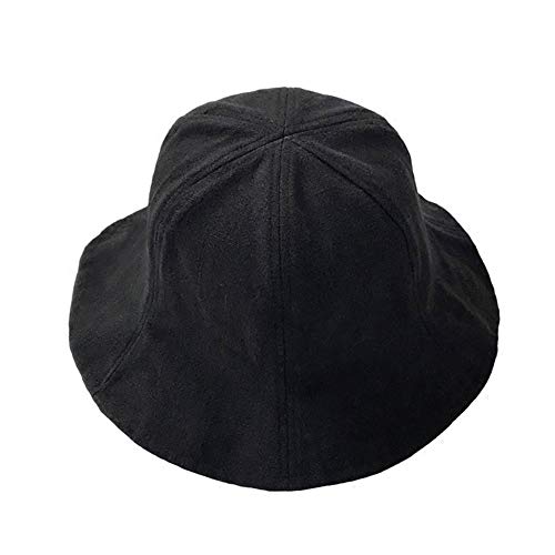 JINRONG Sombrero Rueca Sombrero del Verano Japonés Fresca Pequeña Salvaje Sólido A Cuadros De Color De Doble Cara Shade Fold Ollas Cap Influjo De Estudiantes (Color : Pink, Size : M 56-58cm)