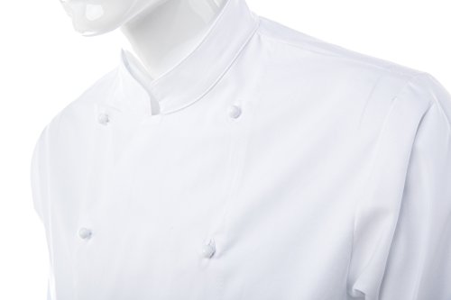 JOBLINE Chaqueta Chef Talla XXL Blanco Algodon 100%