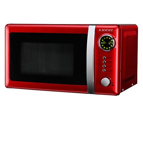 Jocel JMO001344 Microondas rojo, 700 W, 20 litros, Aluminio