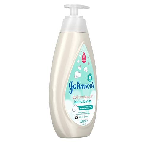 Johnson's Baby Cotton Touch Baño para la Piel Delicada del Recién Nacido - 500 ml