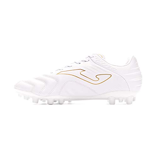 Joma N-10, Bota de fútbol, White, Talla 7 US (40 EU)