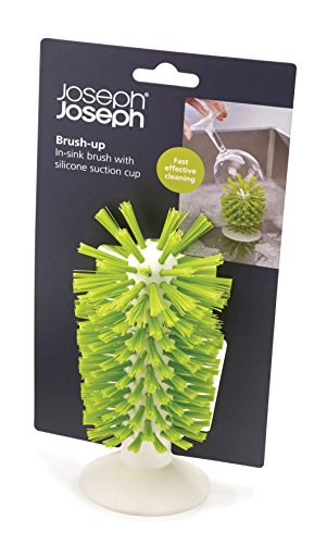 Joseph Joseph Brush Up Limpiador de Copas, Verde, 8x8x14.2 cm