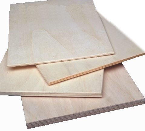 Juego de 10 piezas de madera laminada de álamo sin tratar, de 29,5 x 20 cm y 4 mm de grosor