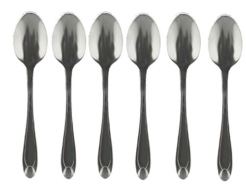 Juego de cucharaditas de cucharillas de acero inoxidable de 12 cucharadas de cucharillas de té