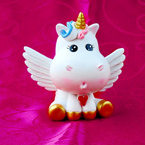 Juego de decoración para tarta con diseño de unicornio dorado, incluye cuerno de unicornio, orejas y pestañas Unicorn Figure