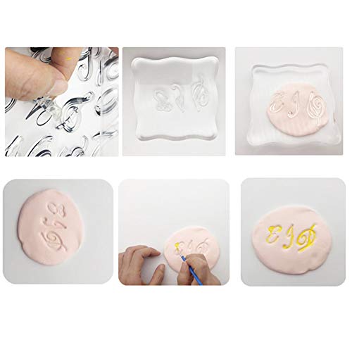 Juego de sellos de decoración para tartas con letras, calidad Original, 26 letras mayúsculas, kit de herramientas para decoración de pasteles con fondant, estampado, fabricación de galletas moldeadas