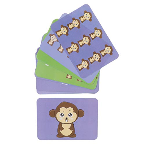 Juguete Educativo Niños Balanza de Equilibrio Números Tarjetas de Monos de Resto y Sumación Juego para Aprendizaje de Aritméticos