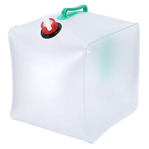 JULYKAI Bolsa de Agua de PVC 20L, Pala Plegable Ligera no tóxica, Cubo de Agua Plegable, Actividad portátil al Aire Libre para Asar al Aire Libre