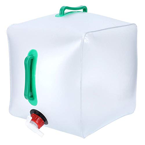 JULYKAI Bolsa de Agua de PVC 20L, Pala Plegable Ligera no tóxica, Cubo de Agua Plegable, Actividad portátil al Aire Libre para Asar al Aire Libre