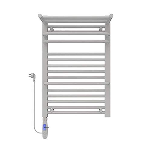 JUNPE Radiador Toallero Agua Calefaccion Blanco Toalla De Baño Eléctrica Rack Bastidores Pared Estante De Toalla De Baño Calefacción En Bastidor Montado En La Pared del Radiador (Color : Left)