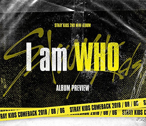 JYP Entertainment Stray Kids - I Am Who [Who Ver.] (2nd Mini Album) CD+Photobook+3 QR Photocards+On Pack Poster+Folded Poster+Free Gift