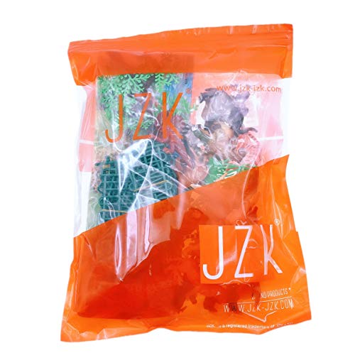 JZK Set de 53 Piezas Mini Juguetes Animales Selva plástica para niños Animales Salvajes Juguete Figuras Animales zoológico Regalo Fiestas cumpleaños Navidad