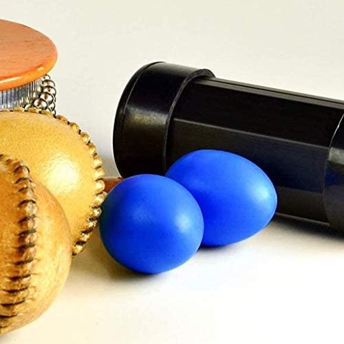 JZZJ 24 Piezas de Huevos de Maracas Juego de Shaker de Huevo de Plástico Musical para Materiales de Fiesta de Niños Juguetes Musicales, 6 Colores