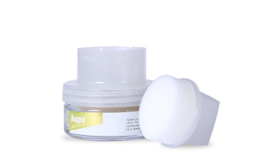 Kaps Crema para Zapatos con Aplicador de Esponja, Cuidado Intensivo y Nutritivo del Cuero, Delicate, 70 Colores (124 - rosado)