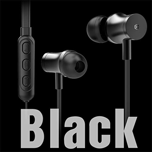 kashyk - Auriculares de Diadema magnéticos con Bluetooth (Alta definición, estéreo, cancelación de Ruido, sin Cables, con Bluetooth), plástico ABS, Negro, Tamaño Libre