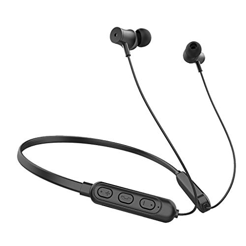 kashyk - Auriculares de Diadema magnéticos con Bluetooth (Alta definición, estéreo, cancelación de Ruido, sin Cables, con Bluetooth), plástico ABS, Negro, Tamaño Libre