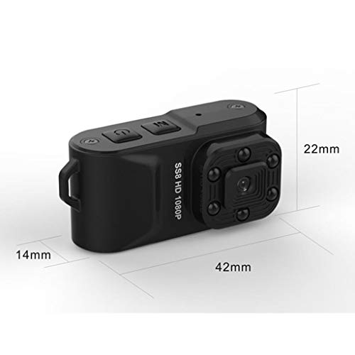 kashyk Cámara, 1080P HD, portátil, Mini Full HD, cámara de visión Nocturna infrarroja, cámara de Alta definición, videocámara portátil DV para niños, Mujeres y Hombres