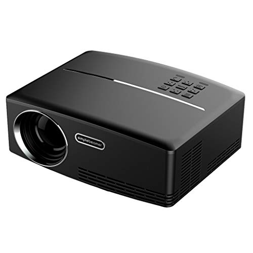 kashyk Proyector Compatible con Full-HD HDR,USB, HDMI, Entrada AV, Altavoz de Alta definición, 1500 lúmenes, 1920 x 1080P, proyector de Cine en casa