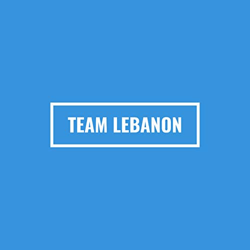 KaterLikoli Team Lebanon Libanon - Camiseta para hombre turquesa M