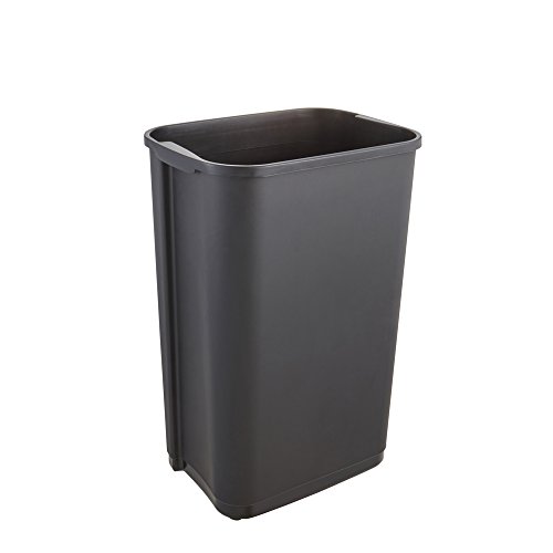 Keeeper Cubo de Basura con Tapa Deslizante, 50 l, Rasmus, Gris grafito