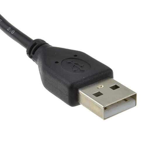 kenable USB 2,0 24AWG Alto Velocidad Cable Impresora Cable A a B Negro 3 m [3 metros/3m]