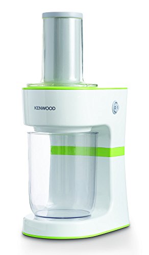 Kenwood FGP203WG Elaborador de Pasta Vegetal eléctrico, 3 Discos de Corte, 70 W, Blanco y Verde