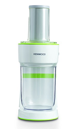 Kenwood FGP203WG Elaborador de Pasta Vegetal eléctrico, 3 Discos de Corte, 70 W, Blanco y Verde