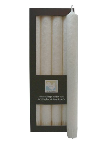 Kerzerman, Velas Cilindricas Para Candelabro Blanca, 1