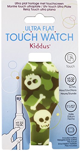 KIDDUS Reloj LED Digital para niña o niño. Pulsera de Silicona Suave para niños y Adultos. Batería Japonesa reemplazable. Fácil de Leer y Aprender Las Horas