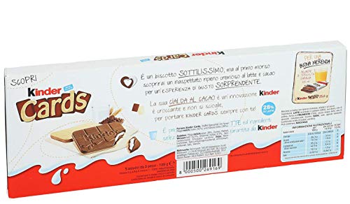 Kinder Cards, 2x128gr (2x 5pcs)